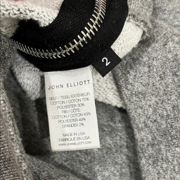 John Elliott Charcoal Gray Hoodie - Picture 4 of 4